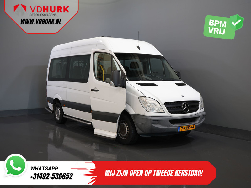Microbuz, Transport persoane Mercedes-Benz Sprinter 313 2.2 CDI Aut. L2H2 € 9.922 Incl. BTW EXPORT Combi/ 9 Persoons/ Kombi/ 9P/ Airco/ Rolstoellift/ Electr. deur/ APK 9-2026: Foto 9
