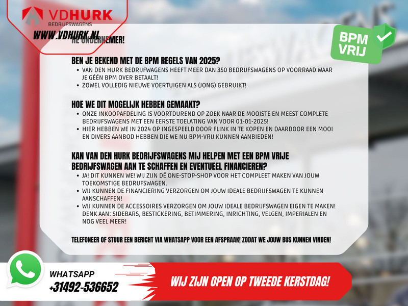 Microbuz, Transport persoane Mercedes-Benz Sprinter 313 2.2 CDI L2H2 €10.164 Incl. BTW BPM VRIJ! EXPORT Combi/ 9 Persoons/ Kombi/ 9P/ Airco/ Rolstoellift: Foto 8