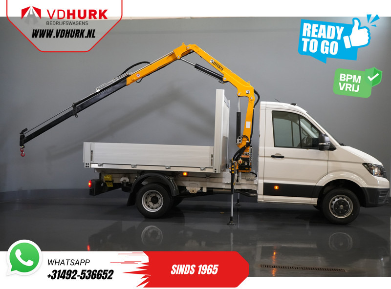 Volkswagen Crafter 50 165 pk Effer 352S Kraan/ Crane/ Kran/ Autokran/ PTO/ Open laadbak/ Dubbel Lucht - Pick-up: Foto 2 Volkswagen Crafter 50 165 pk Effer 352S Kraan/ Crane/ Kran/ Autokran/ PTO/ Open laadbak/ Dubbel Lucht - Pick-up: Foto 2