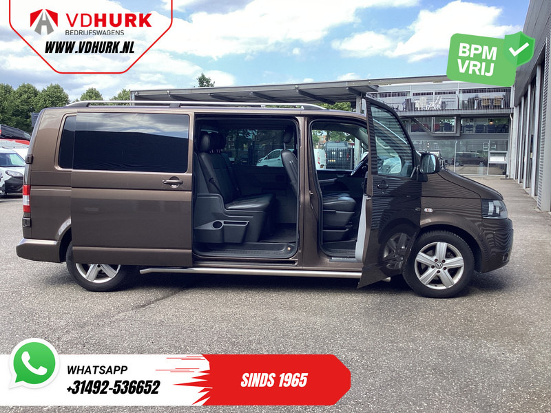 Autoutilitară compactă, Autoutilitară cabină dublă Volkswagen Transporter 2.0 TDI DSG Aut. 140 pk L2 DC Dubbel Cabine EXPORT ONLY NL Auto/ APK 04-2026/ Riem V.V./ Leder/ Cruise/ Camera/ Navi/ Sidebars/: Foto 6