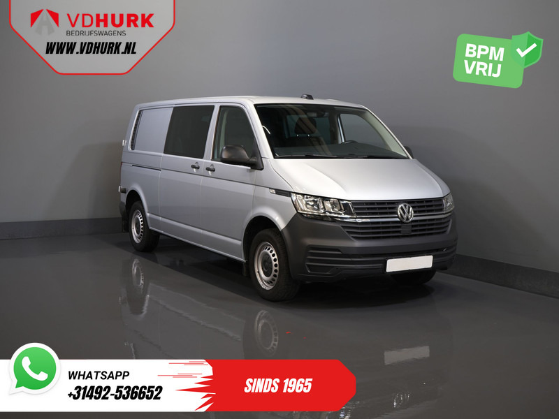Volkswagen Transporter T6.1 2.0 TDI 150 pk DSG Aut. L2 DC BPM VRIJ! Dubbel Cabine 6 Pers./ Lage KM!/ Adapt.Cruise/ Navi/ Carplay/ Trekhaak - Dubă, Autoutilitară cabină dublă: Foto 1 Volkswagen Transporter T6.1 2.0 TDI 150 pk DSG Aut. L2 DC BPM VRIJ! Dubbel Cabine 6 Pers./ Lage KM!/ Adapt.Cruise/ Navi/ Carplay/ Trekhaak - Dubă, Autoutilitară cabină dublă: Foto 1