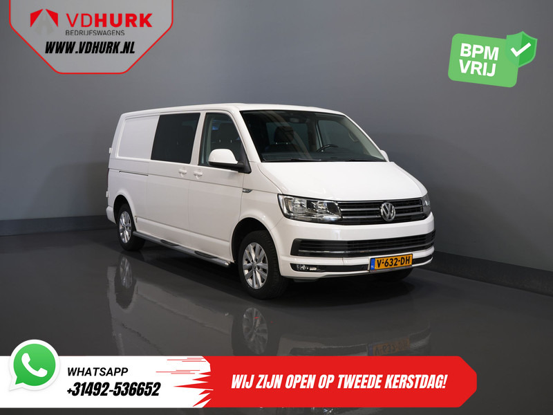 Volkswagen Transporter T6 2.0 TDI 150 pk DSG Aut. L2 Highline E6 DC Dubbel Cabine BPM VRIJ! Carplay/ Alarm/ Leder/ Cruise/ PDC/ Sidebars/ Trekhaak/ LMV - Autoutilitară compactă, Autoutilitară cabină dublă: Foto 1 Volkswagen Transporter T6 2.0 TDI 150 pk DSG Aut. L2 Highline E6 DC Dubbel Cabine BPM VRIJ! Carplay/ Alarm/ Leder/ Cruise/ PDC/ Sidebars/ Trekhaak/ LMV - Autoutilitară compactă, Autoutilitară cabină dublă: Foto 1