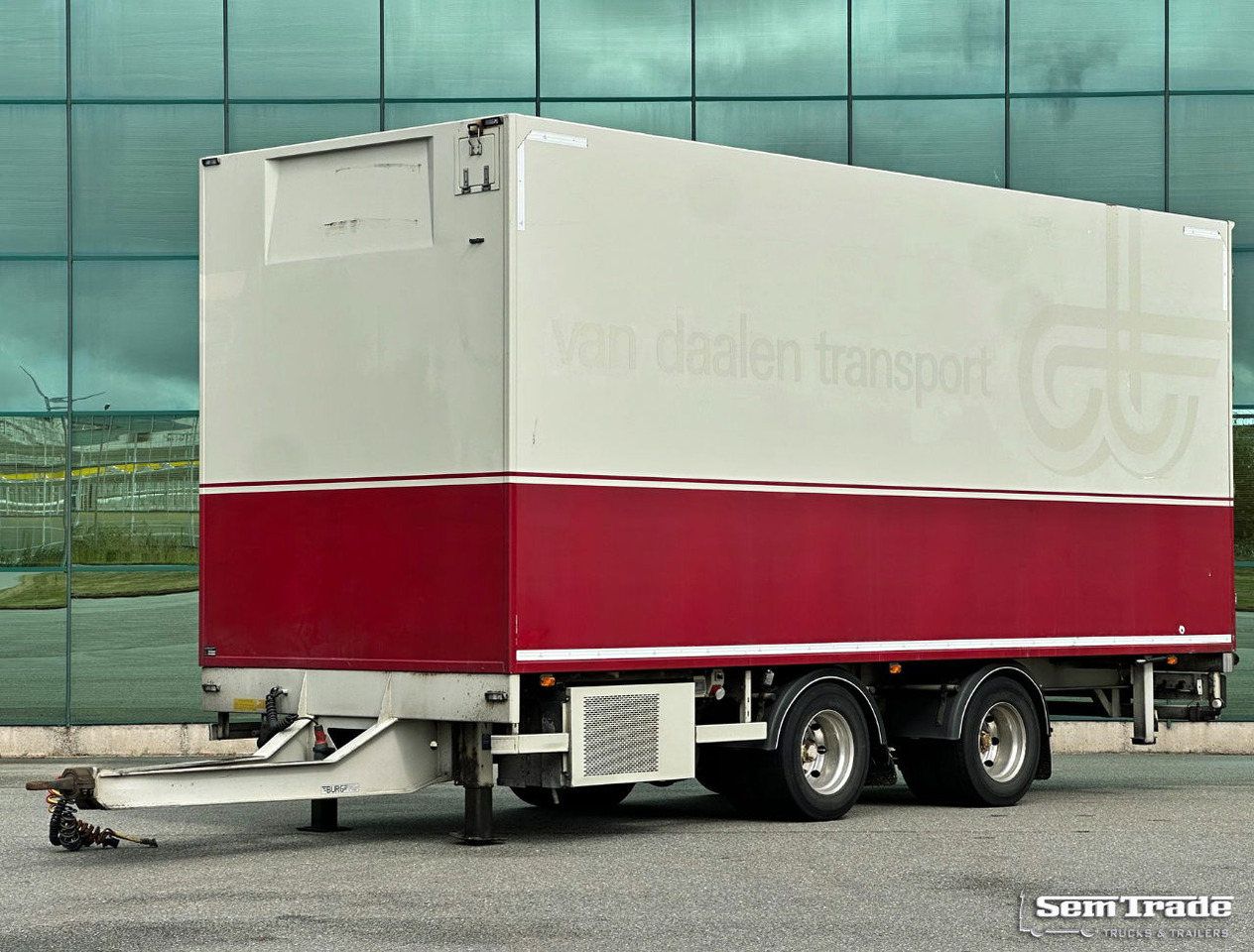Burg 2 Axle VAN Beurden Isolated BOX TRS Cooling Good Condition Holland-Trailer - Remorcă frigider: Foto 1 Burg 2 Axle VAN Beurden Isolated BOX TRS Cooling Good Condition Holland-Trailer - Remorcă frigider: Foto 1