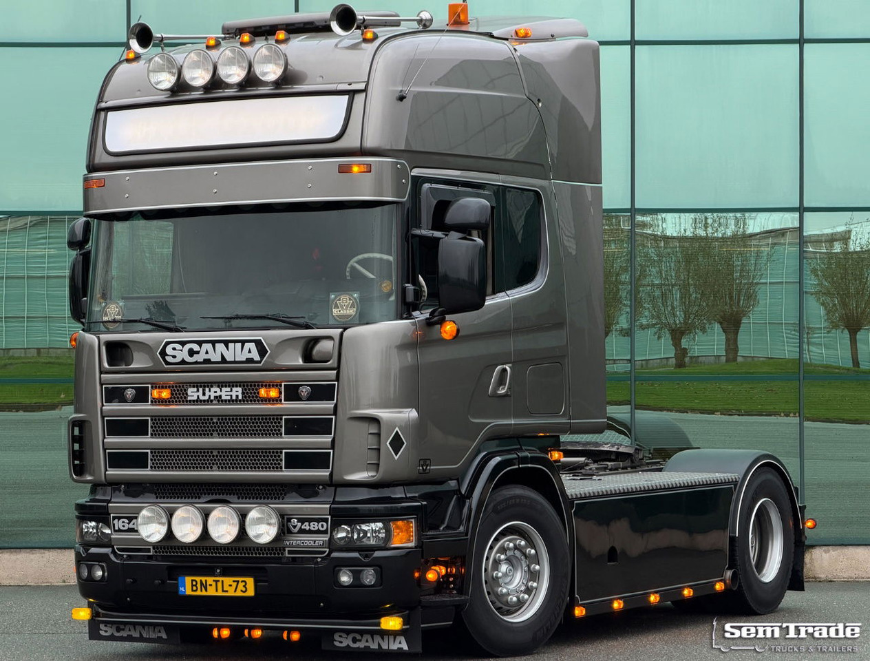 Scania R164-480 V8 King Retarder Manual Gearbox Showtruck Completely Rebuild Unique Condition - Cap tractor: Foto 1 Scania R164-480 V8 King Retarder Manual Gearbox Showtruck Completely Rebuild Unique Condition - Cap tractor: Foto 1