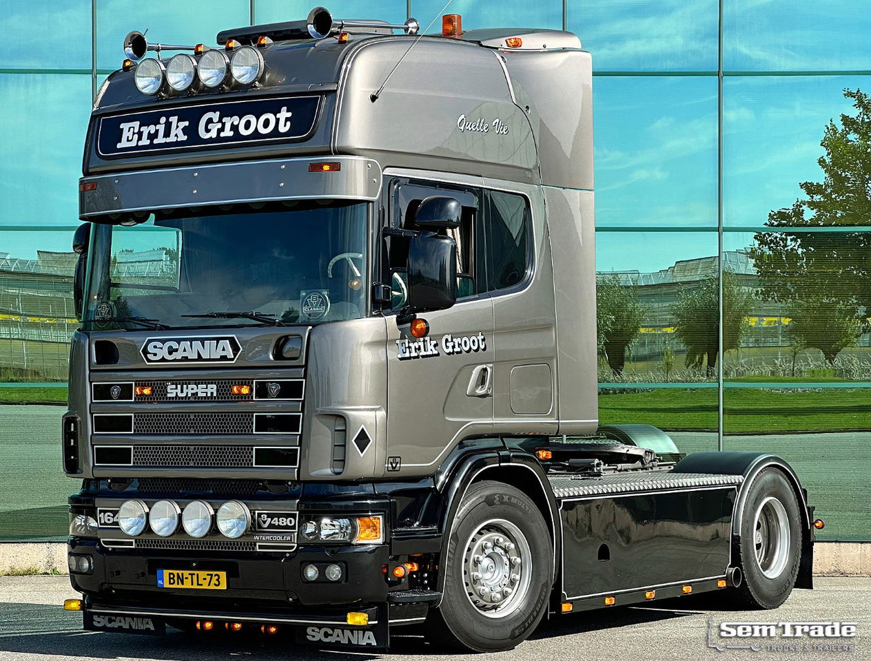 Scania R164-480 V8 Retarder Manual Gearbox Showtruck Completely Rebuild Unique Condition - Cap tractor: Foto 1 Scania R164-480 V8 Retarder Manual Gearbox Showtruck Completely Rebuild Unique Condition - Cap tractor: Foto 1