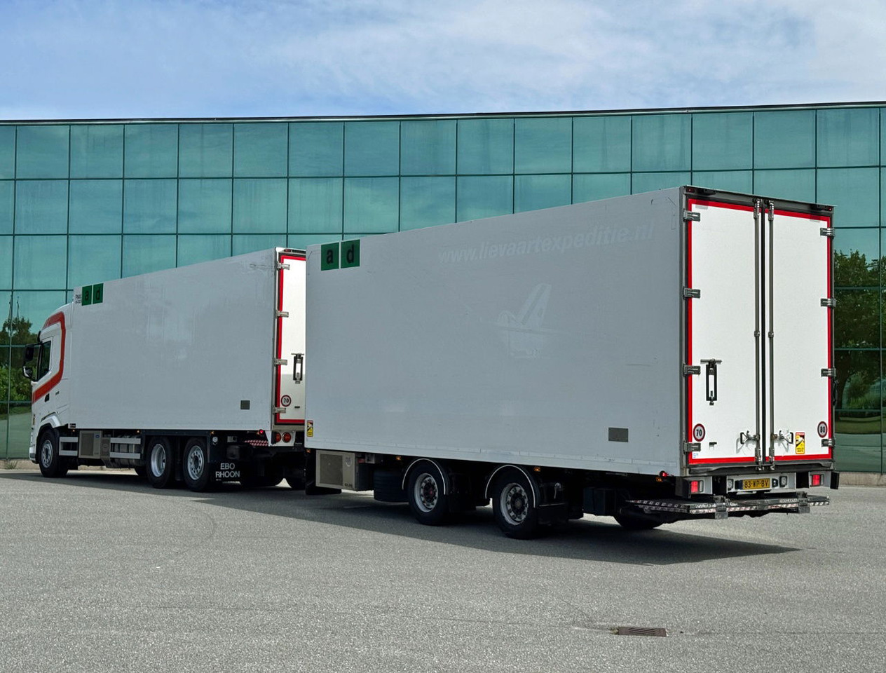 DAF XF 480 FAR Frigo Combi 50 CC 2x Lift Carrier TRS Iceland TOP Condition NL Combi - Camion frigider: Foto 3 DAF XF 480 FAR Frigo Combi 50 CC 2x Lift Carrier TRS Iceland TOP Condition NL Combi - Camion frigider: Foto 3