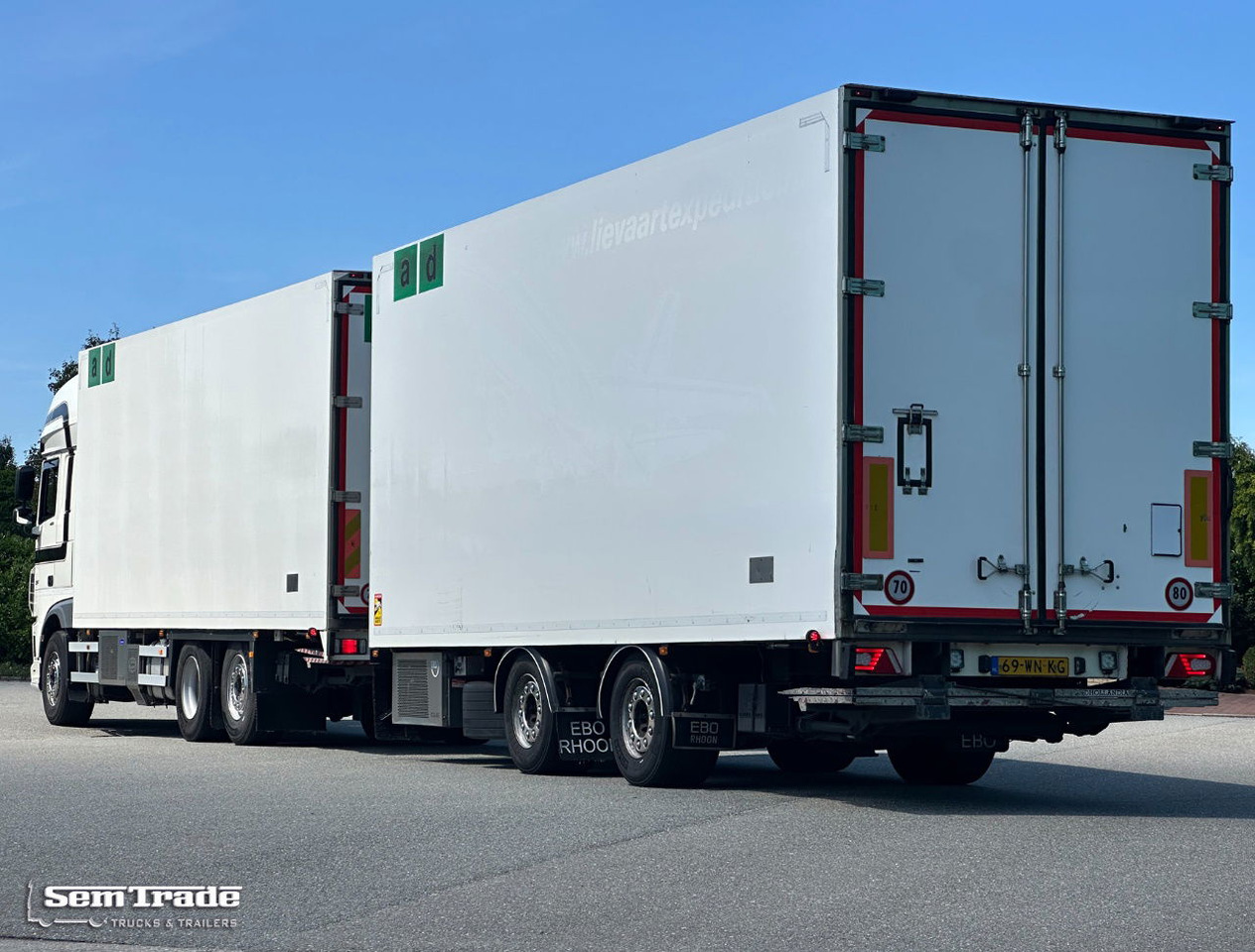 DAF XF 480 FAR SSC 2x Tail Lift 50 CC Trolleys Carrier TRS Iceland Super Condition NL-Combi - Camion frigider: Foto 3 DAF XF 480 FAR SSC 2x Tail Lift 50 CC Trolleys Carrier TRS Iceland Super Condition NL-Combi - Camion frigider: Foto 3