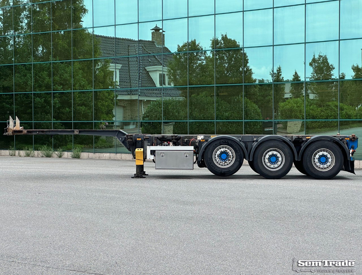 Pacton TXC.343.KB Front+Middle+Back Slider Lift Axle Steering Axle NL-Trailer - Semiremorcă transport containere/ Swap body: Foto 2 Pacton TXC.343.KB Front+Middle+Back Slider Lift Axle Steering Axle NL-Trailer - Semiremorcă transport containere/ Swap body: Foto 2