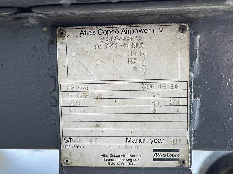 Atlas-Copco XAS 97 DD - N - Compresor de aer: Foto 4 Atlas-Copco XAS 97 DD - N - Compresor de aer: Foto 4