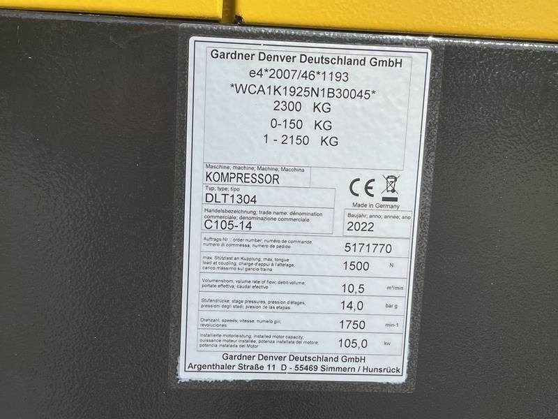 Compair C 105 - 14 - N - Compresor de aer: Foto 5 Compair C 105 - 14 - N - Compresor de aer: Foto 5