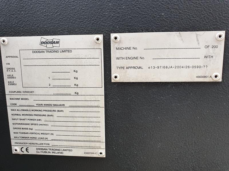 Compresor de aer Doosan 7 / 51: Foto 13 Compresor de aer Doosan 7 / 51: Foto 13