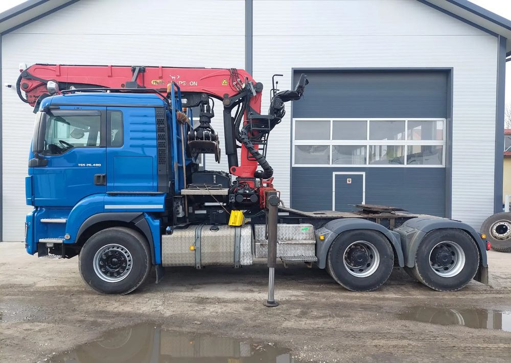 MAN TGS 26-480 6x4 do drewna PALFINGER Epsilon S 270L83 - Cap tractor: Foto 2 MAN TGS 26-480 6x4 do drewna PALFINGER Epsilon S 270L83 - Cap tractor: Foto 2
