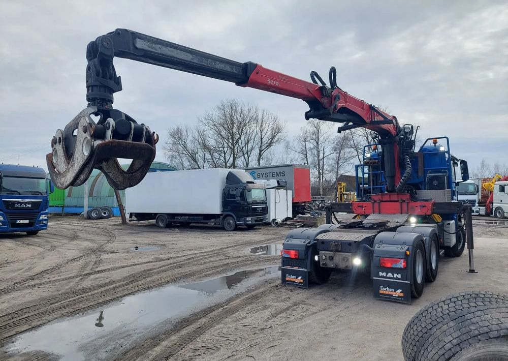 MAN TGS 26-480 6x4 do drewna PALFINGER Epsilon S 270L83 - Cap tractor: Foto 1 MAN TGS 26-480 6x4 do drewna PALFINGER Epsilon S 270L83 - Cap tractor: Foto 1