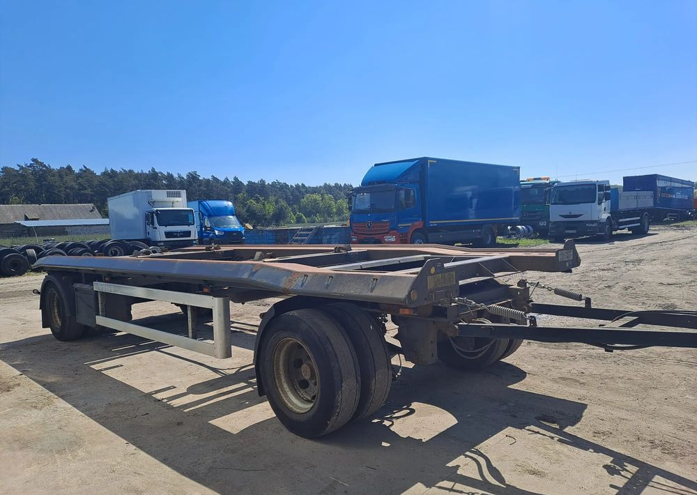 Huffermann Przyczepa Schmitz do hakowca - Remorcă abroll/ Skiploader: Foto 2 Huffermann Przyczepa Schmitz do hakowca - Remorcă abroll/ Skiploader: Foto 2