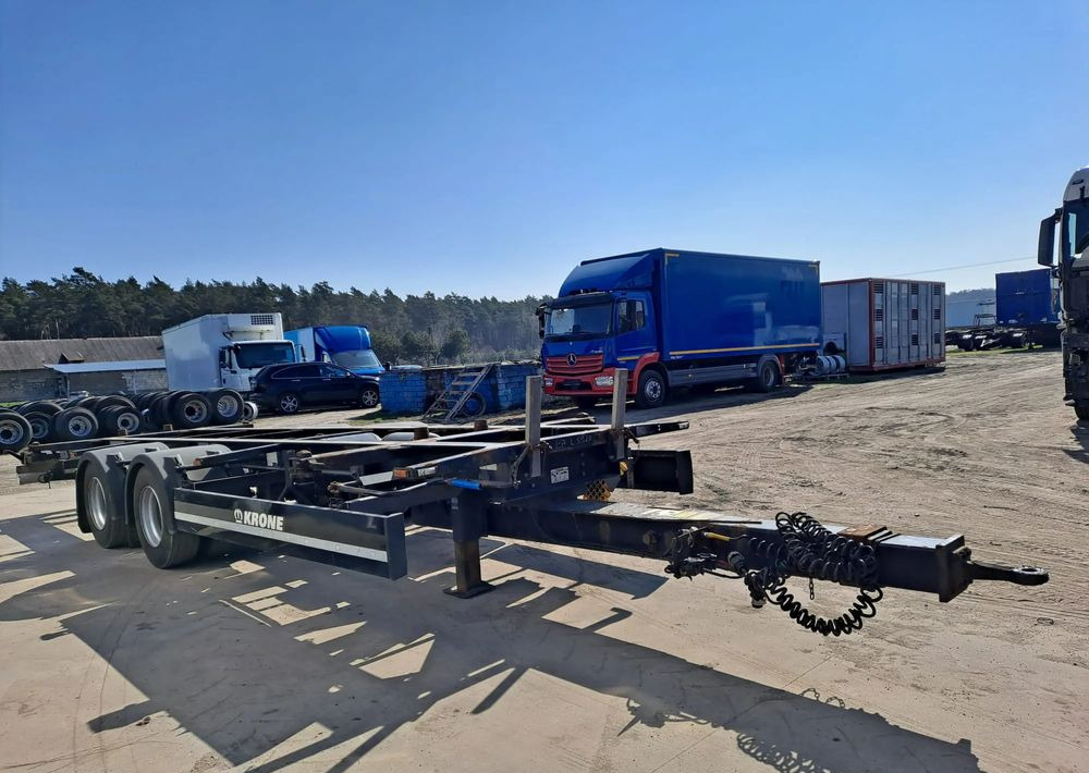 Krone Przyczepa Tandem - Remorcă transport containere/ Swap body: Foto 3 Krone Przyczepa Tandem - Remorcă transport containere/ Swap body: Foto 3