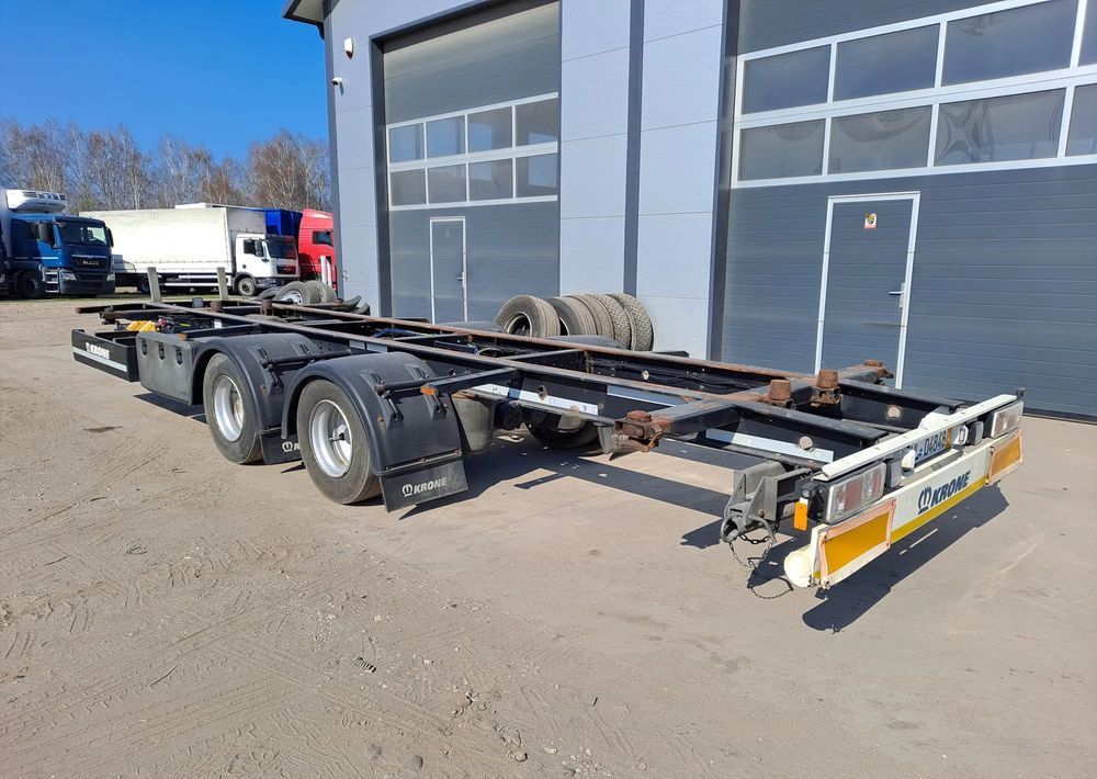 Krone Przyczepa Tandem - Remorcă transport containere/ Swap body: Foto 1 Krone Przyczepa Tandem - Remorcă transport containere/ Swap body: Foto 1