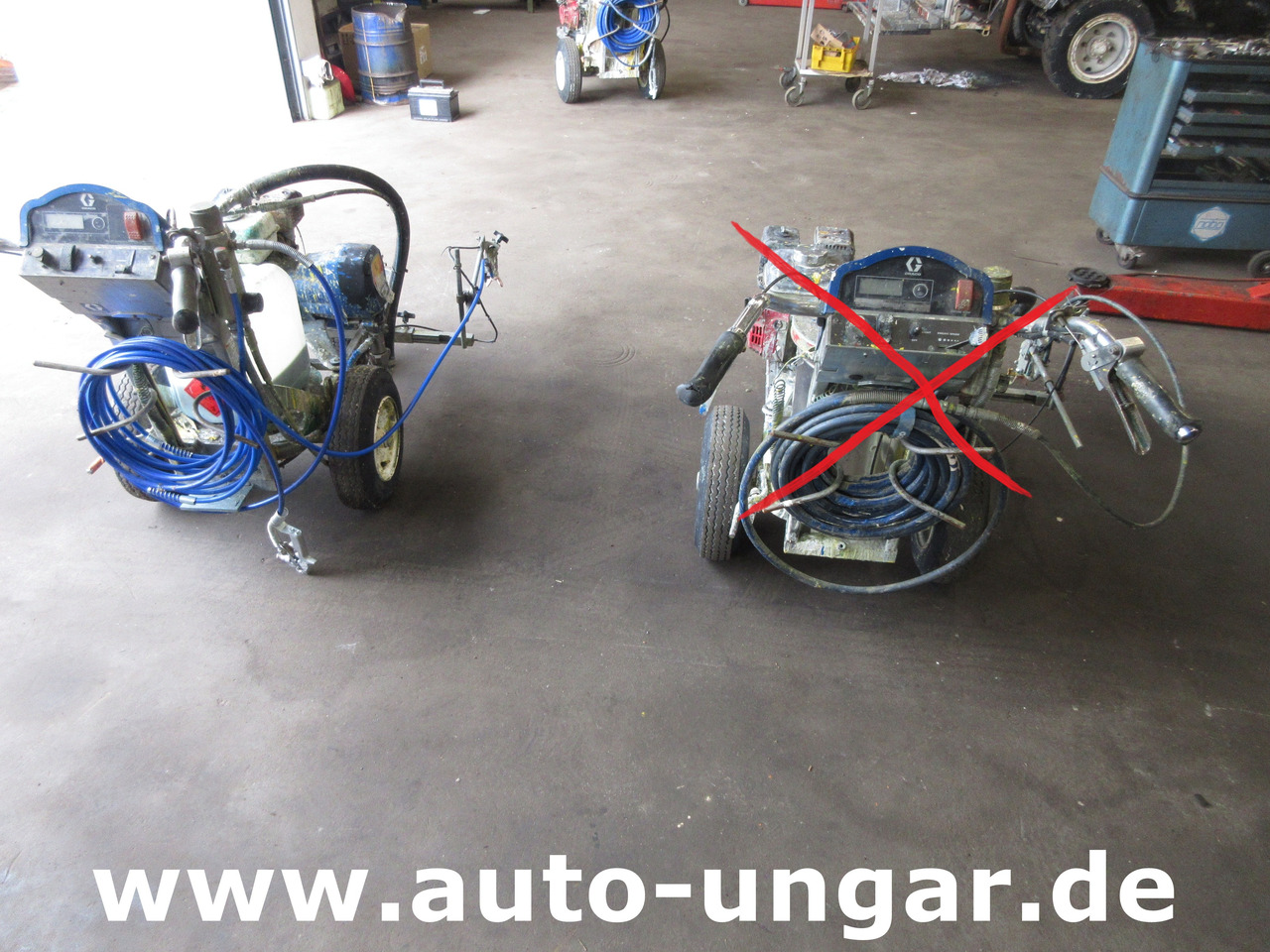Graco LineLazer IV 3900 Airless Roadmarking Hofmann Markiermaschine Striper - Maşină de asfaltat: Foto 4 Graco LineLazer IV 3900 Airless Roadmarking Hofmann Markiermaschine Striper - Maşină de asfaltat: Foto 4