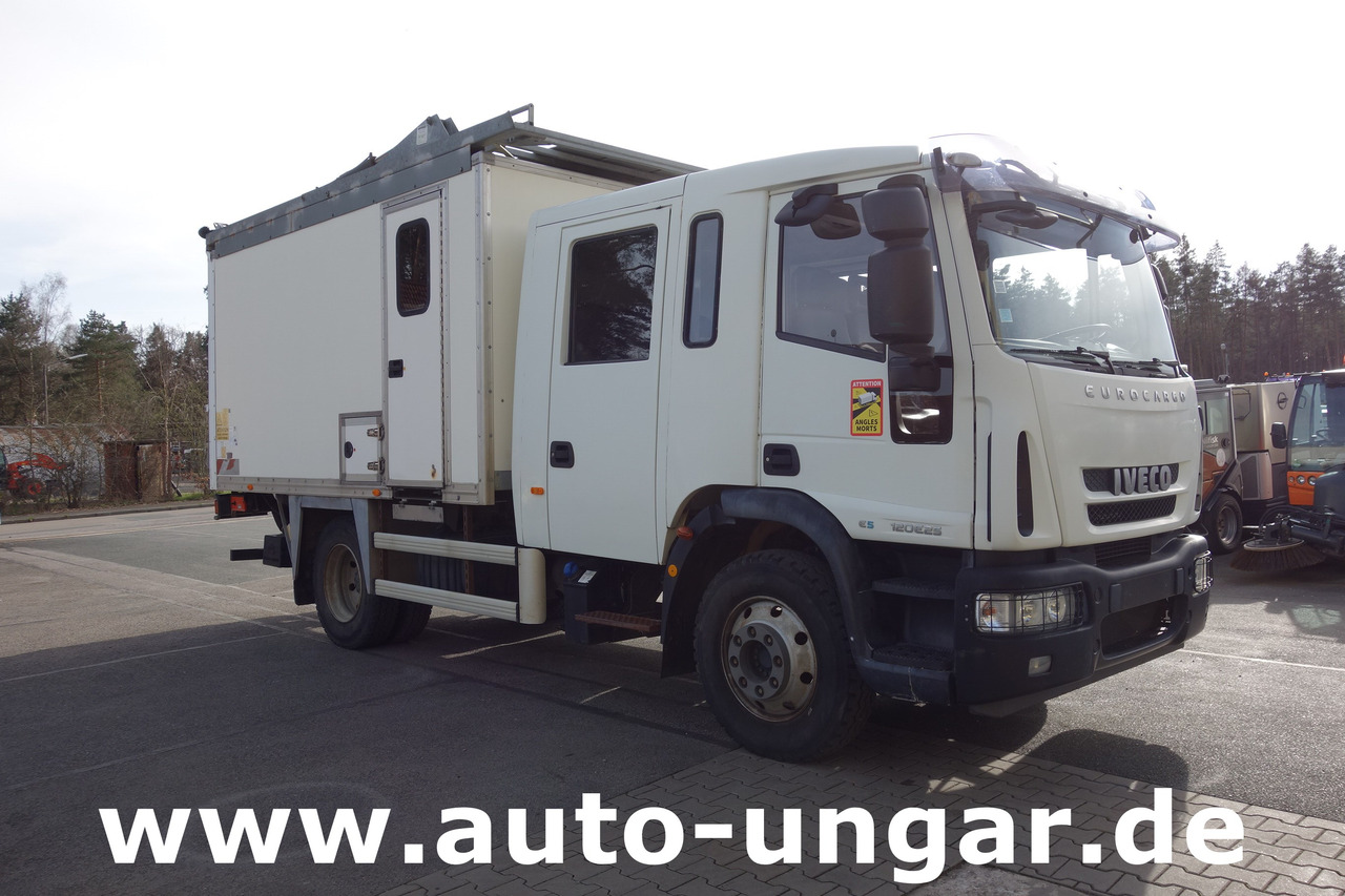 IVECO Eurocargo 120E225Doka Koffer mobile Werkstatt LBW Dachträger Wohnmobil Dif.-Sperre - Camion furgon: Foto 3 IVECO Eurocargo 120E225Doka Koffer mobile Werkstatt LBW Dachträger Wohnmobil Dif.-Sperre - Camion furgon: Foto 3