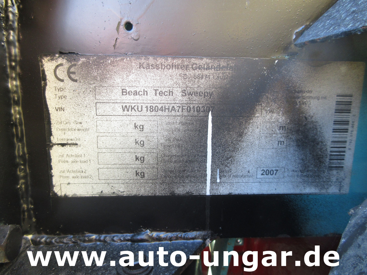 Maşina comunala Beachtech Sweepy walk-behind Beachcleaner Strandreiniger Cribleuse de Plage: Foto 16 Maşina comunala Beachtech Sweepy walk-behind Beachcleaner Strandreiniger Cribleuse de Plage: Foto 16