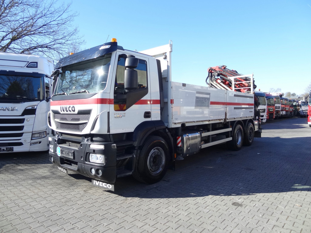 Iveco Stralis 420 6X2 Montagekran Fassi F335 28Meter - Camion cu macara, Camion platformă: Foto 1 Iveco Stralis 420 6X2 Montagekran Fassi F335 28Meter - Camion cu macara, Camion platformă: Foto 1