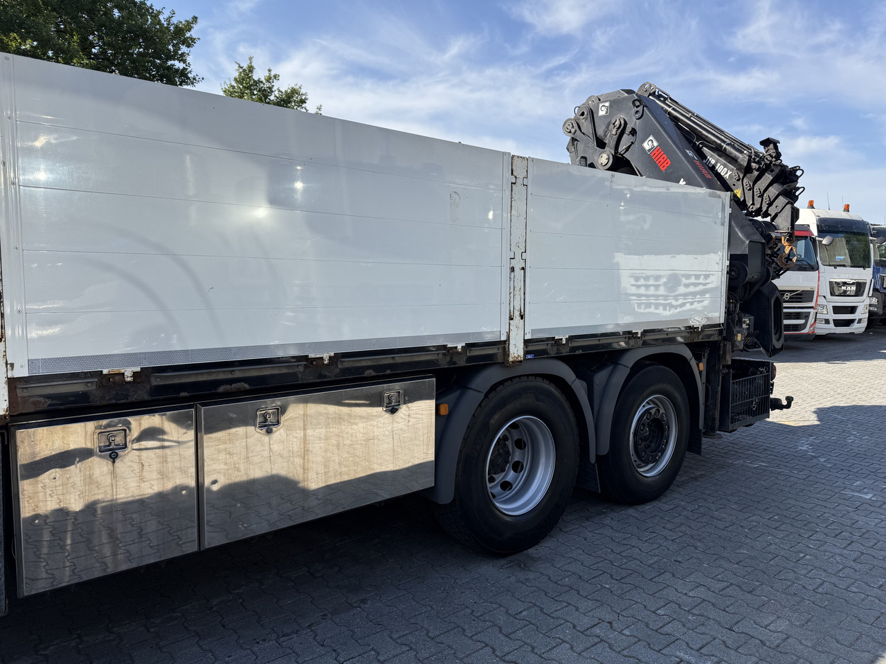 MAN TGX 26.480 6X2 Hiab 422 + Jib + Winde - Camion platformă, Camion cu macara: Foto 4 MAN TGX 26.480 6X2 Hiab 422 + Jib + Winde - Camion platformă, Camion cu macara: Foto 4