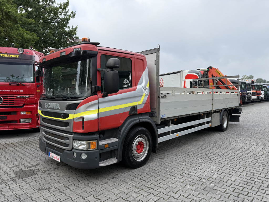Scania P410 4X2 Palfinger PK 13001 - Camion platformă, Camion cu macara: Foto 1 Scania P410 4X2 Palfinger PK 13001 - Camion platformă, Camion cu macara: Foto 1
