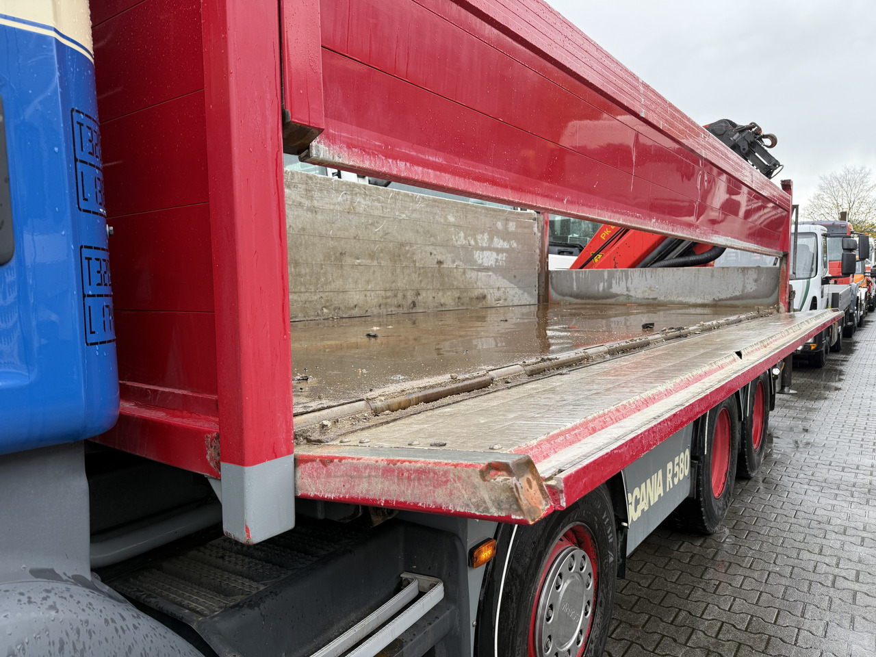 Scania R580 V8 8X4 Kipper Kran Palfinger 22002 - Camion basculantă, Camion cu macara: Foto 5 Scania R580 V8 8X4 Kipper Kran Palfinger 22002 - Camion basculantă, Camion cu macara: Foto 5
