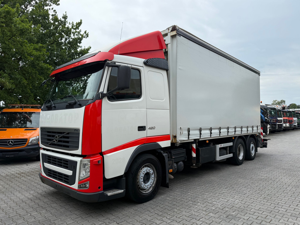 Volvo FH420 6X2*4 Palfinger 29002 bis 27 Meter - Camion cu prelată, Camion cu macara: Foto 1 Volvo FH420 6X2*4 Palfinger 29002 bis 27 Meter - Camion cu prelată, Camion cu macara: Foto 1