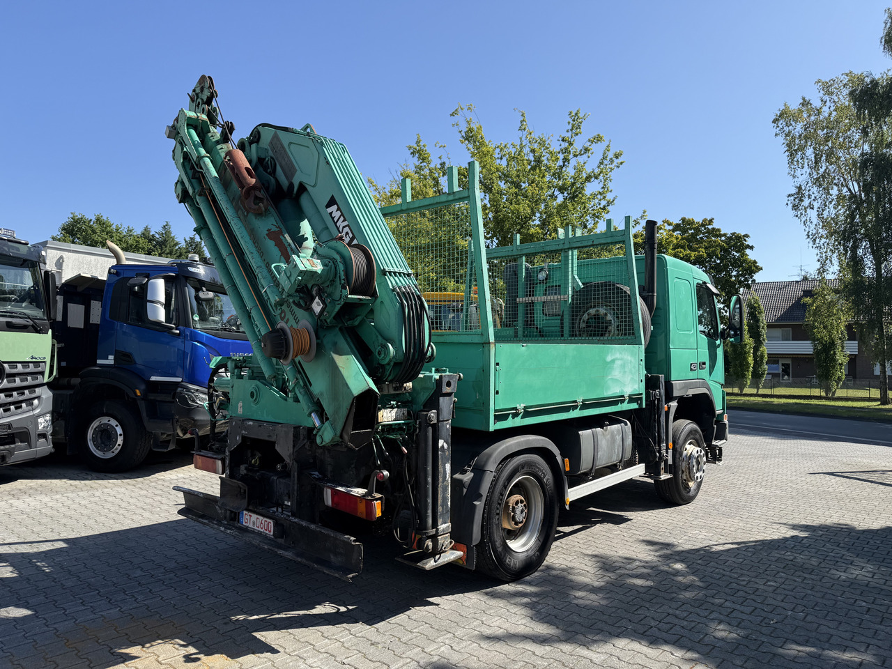 Camion cu macara Volvo FM12 420 4X4 Kran MKG 300 bis 24 Meter: Foto 13