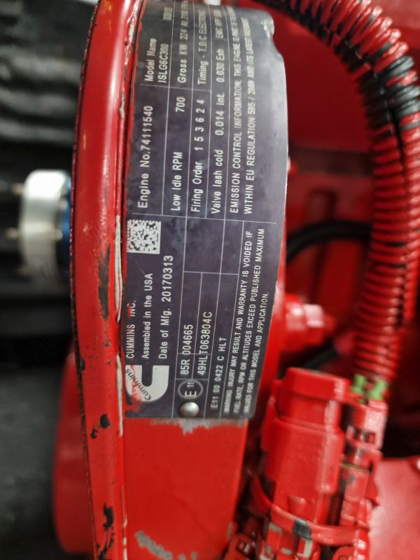 Cummins ISLG6C300 Engine (Industrial) 2017 - Motor pentru Echipament industrial: Foto 2 Cummins ISLG6C300 Engine (Industrial) 2017 - Motor pentru Echipament industrial: Foto 2