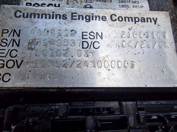 DAF 6ISB E3 5.9 Daf Spec CE162C Engine (Truck) - Motor pentru Camion: Foto 2 DAF 6ISB E3 5.9 Daf Spec CE162C Engine (Truck) - Motor pentru Camion: Foto 2