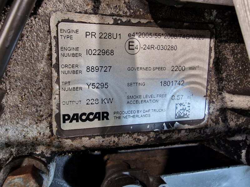 DAF CF PR228 U1 Refuse Spec Engine (Truck) - Motor pentru Camion: Foto 2 DAF CF PR228 U1 Refuse Spec Engine (Truck) - Motor pentru Camion: Foto 2