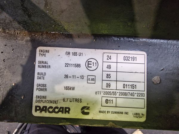 DAF GR165U1 Engine (Truck) - Motor pentru Camion: Foto 2 DAF GR165U1 Engine (Truck) - Motor pentru Camion: Foto 2