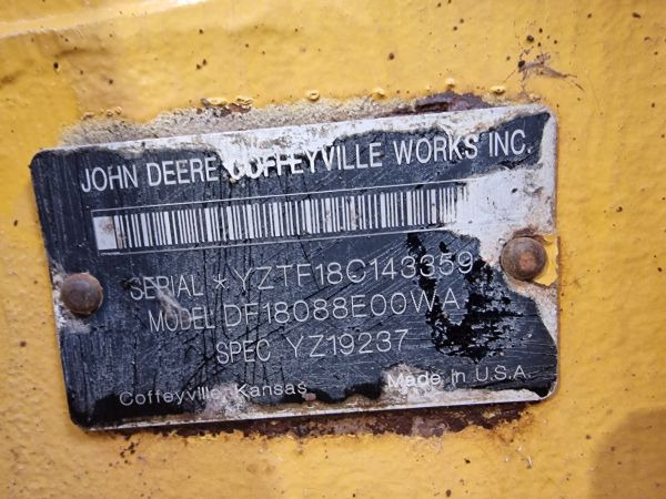 John Deere DF180 with HFWD MOTOR GRADER Transmission - Cutie de viteze: Foto 2 John Deere DF180 with HFWD MOTOR GRADER Transmission - Cutie de viteze: Foto 2