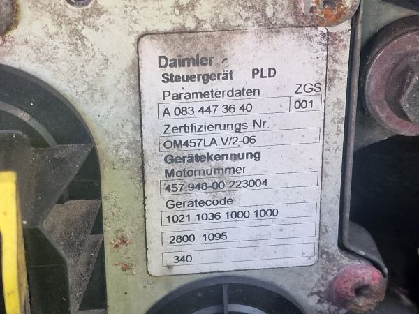 Mercedes Benz OM457LA.V/2-06 Engine (Truck) - Motor pentru Camion: Foto 2 Mercedes Benz OM457LA.V/2-06 Engine (Truck) - Motor pentru Camion: Foto 2