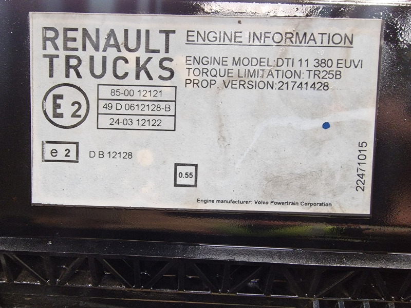 Renault DTI11 380 EUVI Engine (Truck) - Motor pentru Camion: Foto 3 Renault DTI11 380 EUVI Engine (Truck) - Motor pentru Camion: Foto 3