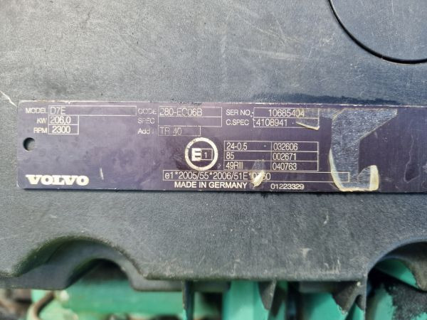 Volvo D7E 280-EC06B Truck Spec Engine (Truck) - Motor pentru Camion: Foto 2 Volvo D7E 280-EC06B Truck Spec Engine (Truck) - Motor pentru Camion: Foto 2