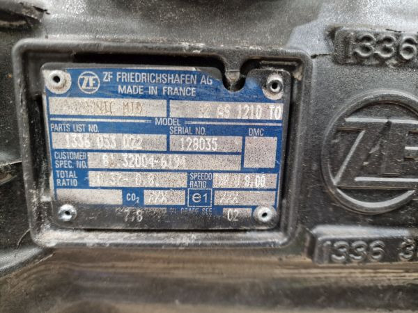 ZF 12AS1210TO EUR6d (Nearly New) Gearbox - Cutie de viteze: Foto 2 ZF 12AS1210TO EUR6d (Nearly New) Gearbox - Cutie de viteze: Foto 2