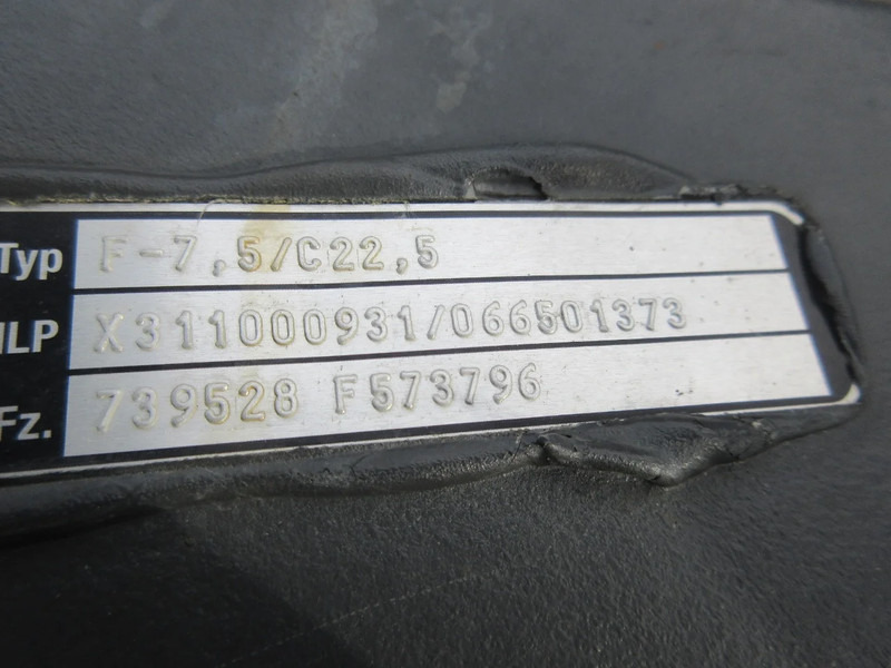 Axă față pentru Camion Mercedes-Benz F-7,5/C22,5 F573796//739528 MERCEDES BENZ 1842 EURO 6: Foto 9 Axă față pentru Camion Mercedes-Benz F-7,5/C22,5 F573796//739528 MERCEDES BENZ 1842 EURO 6: Foto 9