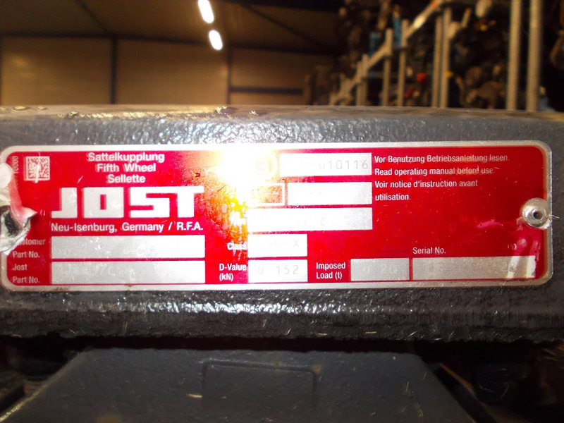 Volvo 3172647 // JOST / JSK37C185Z // D 152 // U20 3172647 // JOST / JSK37C185Z // D 152 // U20 VOLVO FM 420 EURO 6 - Şa cuplare pentru Camion: Foto 5 Volvo 3172647 // JOST / JSK37C185Z // D 152 // U20 3172647 // JOST / JSK37C185Z // D 152 // U20 VOLVO FM 420 EURO 6 - Şa cuplare pentru Camion: Foto 5