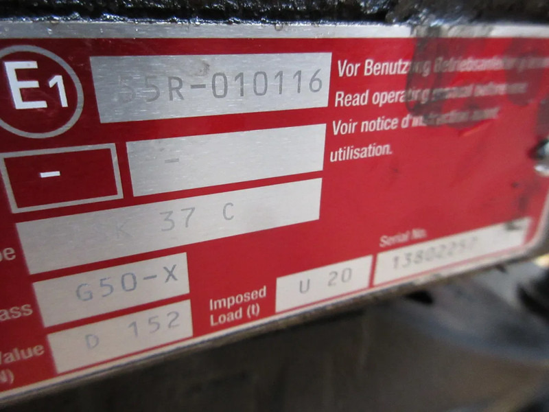 Jost G50-X 37C D 152 U 20 G50-X 37C D 152 U 20 MAN 18.460 EURO 6 MODEL 2020 - Şa cuplare pentru Camion: Foto 5 Jost G50-X 37C D 152 U 20 G50-X 37C D 152 U 20 MAN 18.460 EURO 6 MODEL 2020 - Şa cuplare pentru Camion: Foto 5