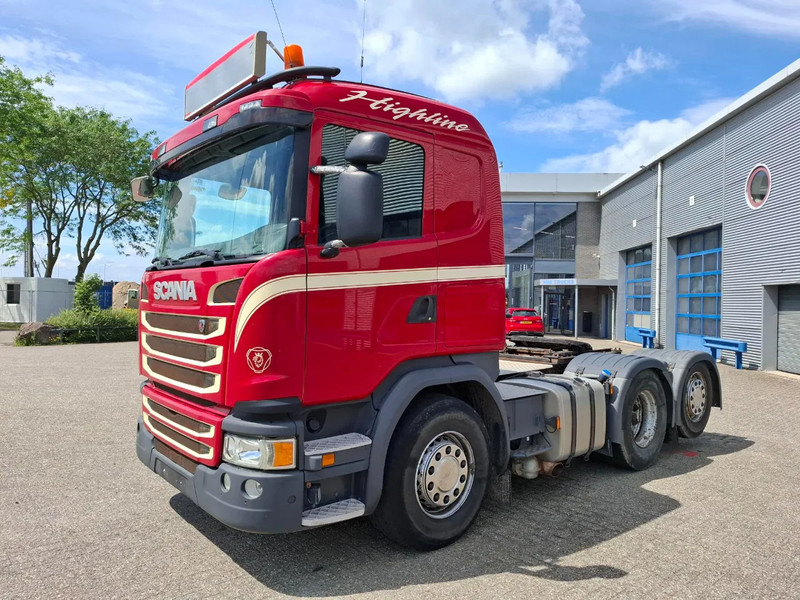 Scania G410 / 6X2 / HYDRAULICS / ONLY:398177 KM / FRIDGE / AUTOMATIC / EURO-6 / 2015 - Cap tractor: Foto 1 Scania G410 / 6X2 / HYDRAULICS / ONLY:398177 KM / FRIDGE / AUTOMATIC / EURO-6 / 2015 - Cap tractor: Foto 1