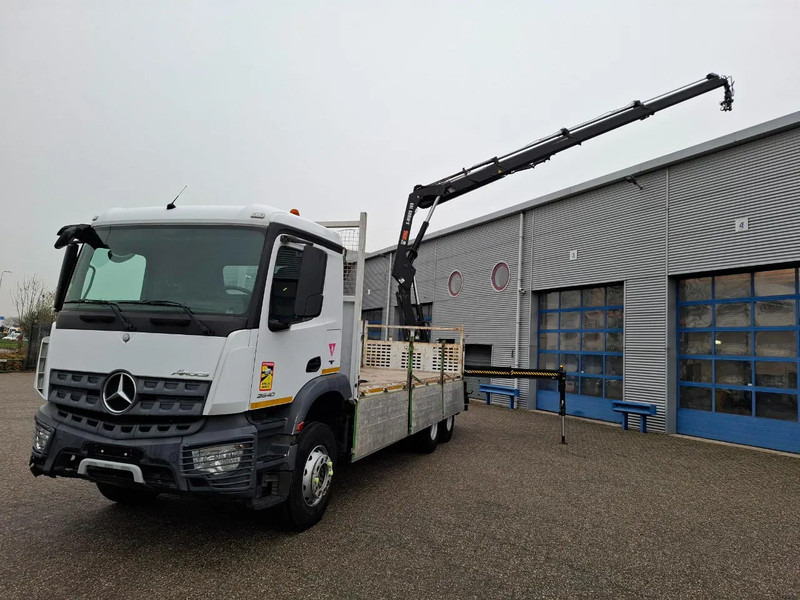 Mercedes-Benz Arocs 2640 / 6X4 / 2XBIG AXLE / FULL-STEEL / HIAB X-HIDUO 188 B-3 / ROTATOR / REMOTE / PALLETHOOK / EURO-6 / 2017 - Camion cu macara: Foto 1 Mercedes-Benz Arocs 2640 / 6X4 / 2XBIG AXLE / FULL-STEEL / HIAB X-HIDUO 188 B-3 / ROTATOR / REMOTE / PALLETHOOK / EURO-6 / 2017 - Camion cu macara: Foto 1