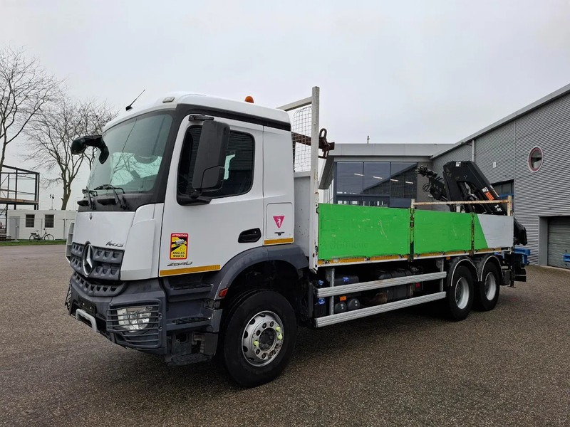 Mercedes-Benz Arocs 2640 / 6X4 / BOG AXLE / FULL-STEEL / HIAB X-HIDUO 188 B-3 / ROTATOR / REMOTE / PALLETHOOK / EURO-6 / 2017 - Camion cu macara: Foto 4 Mercedes-Benz Arocs 2640 / 6X4 / BOG AXLE / FULL-STEEL / HIAB X-HIDUO 188 B-3 / ROTATOR / REMOTE / PALLETHOOK / EURO-6 / 2017 - Camion cu macara: Foto 4