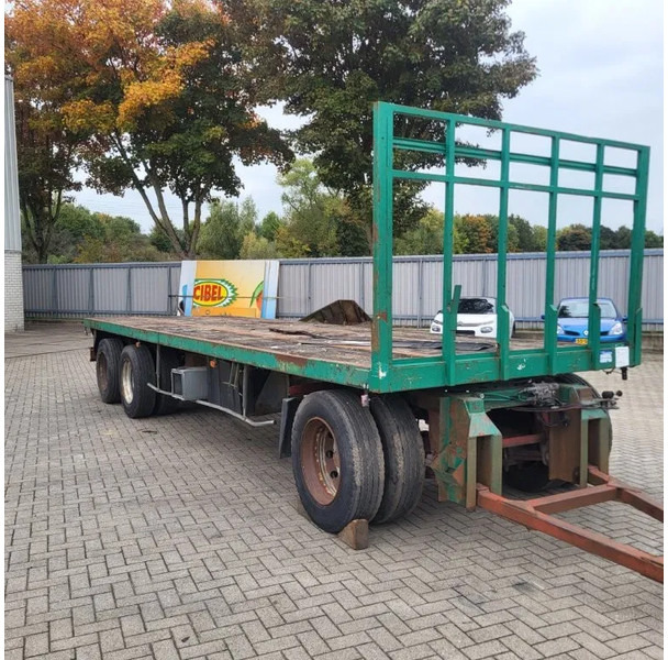 Trouillet RT 3240 / AIR SUSPENSION / PLATEAU 8M / LOADING HEIGHT:115CM / DRUM BRAKES / 3X ROR AXLES / 1990 - Remorcă: Foto 2 Trouillet RT 3240 / AIR SUSPENSION / PLATEAU 8M / LOADING HEIGHT:115CM / DRUM BRAKES / 3X ROR AXLES / 1990 - Remorcă: Foto 2