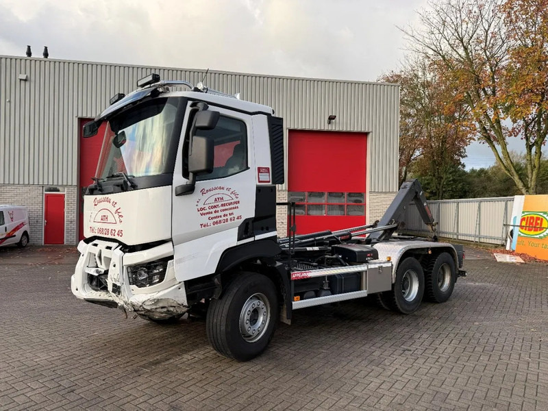 Renault C480 / ENGINE RUNNING / 6X4 / HIAB 21TON HOOKLIFT / ONLY:146334 KM / AUTOMATIC / EURO-6 / 2020 - Camion cu cârlig: Foto 2 Renault C480 / ENGINE RUNNING / 6X4 / HIAB 21TON HOOKLIFT / ONLY:146334 KM / AUTOMATIC / EURO-6 / 2020 - Camion cu cârlig: Foto 2