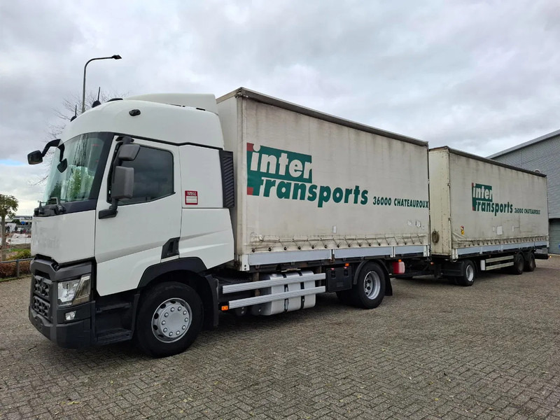 Renault T480 COMFORT / DOUBLE TANK / TIR LINE / TUV:30-03-2026 / THROUGH LOADING SYSTEM / LWDS / AUTOMATIC / EURO-6 / 2017 - Camion cu prelată: Foto 1 Renault T480 COMFORT / DOUBLE TANK / TIR LINE / TUV:30-03-2026 / THROUGH LOADING SYSTEM / LWDS / AUTOMATIC / EURO-6 / 2017 - Camion cu prelată: Foto 1