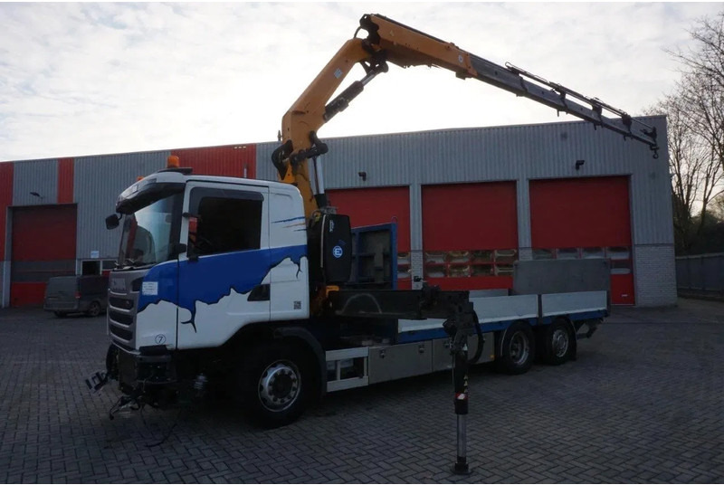 Scania G490 / ENGINE RUNNING / RETARDER / EFFER 255-5S CRANE REMOTE / PLATFORM / FULL-AIR / AUTOMATIC / EURO-6 / 2014 - Camion cu macara: Foto 2 Scania G490 / ENGINE RUNNING / RETARDER / EFFER 255-5S CRANE REMOTE / PLATFORM / FULL-AIR / AUTOMATIC / EURO-6 / 2014 - Camion cu macara: Foto 2