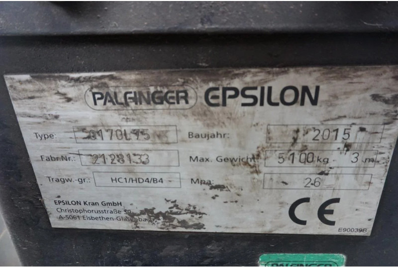 Camion cu macara Volvo FM11-450 / ENGINE RUNNING / PALFINGER-0170L75 / LIFT+LENKACHSE / VEB / EURO-6 / 2015: Foto 17