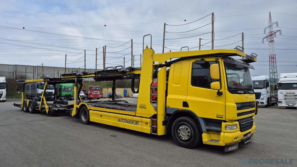 DAF FA CF 75.360 EURO 5 přepravník aut - prodejné jen s přívěsem GROENEWOLD P0461K - cena je za celou soupravu - Camion transport auto: Foto 1 DAF FA CF 75.360 EURO 5 přepravník aut - prodejné jen s přívěsem GROENEWOLD P0461K - cena je za celou soupravu - Camion transport auto: Foto 1